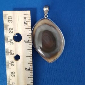 Semi precious stone pendant.